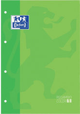 RECAMBIO A4 4 TALADROS 80H CUADRO 5MM OXFORD VERDE MANZANA | 1 UNIDADES | (OXFORD)